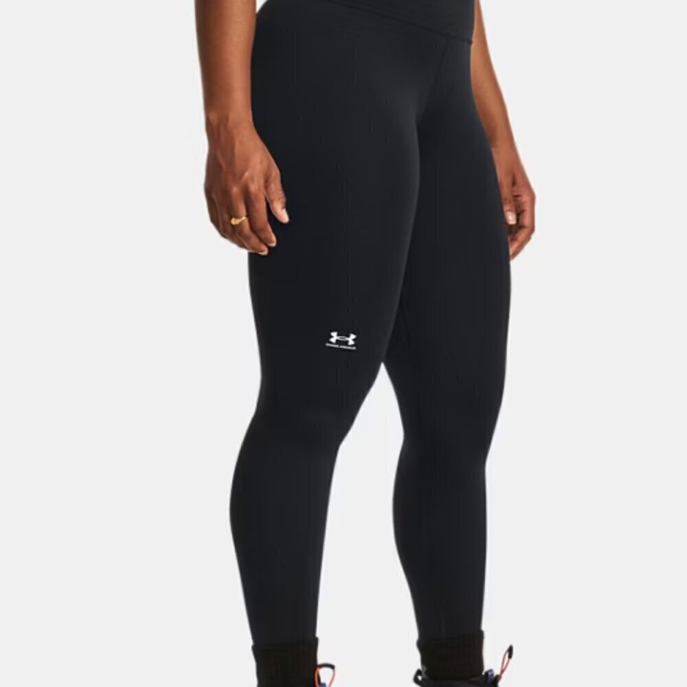 Under Armour Women's Cold Gear Leggings Base Layer Warm Size Large Black